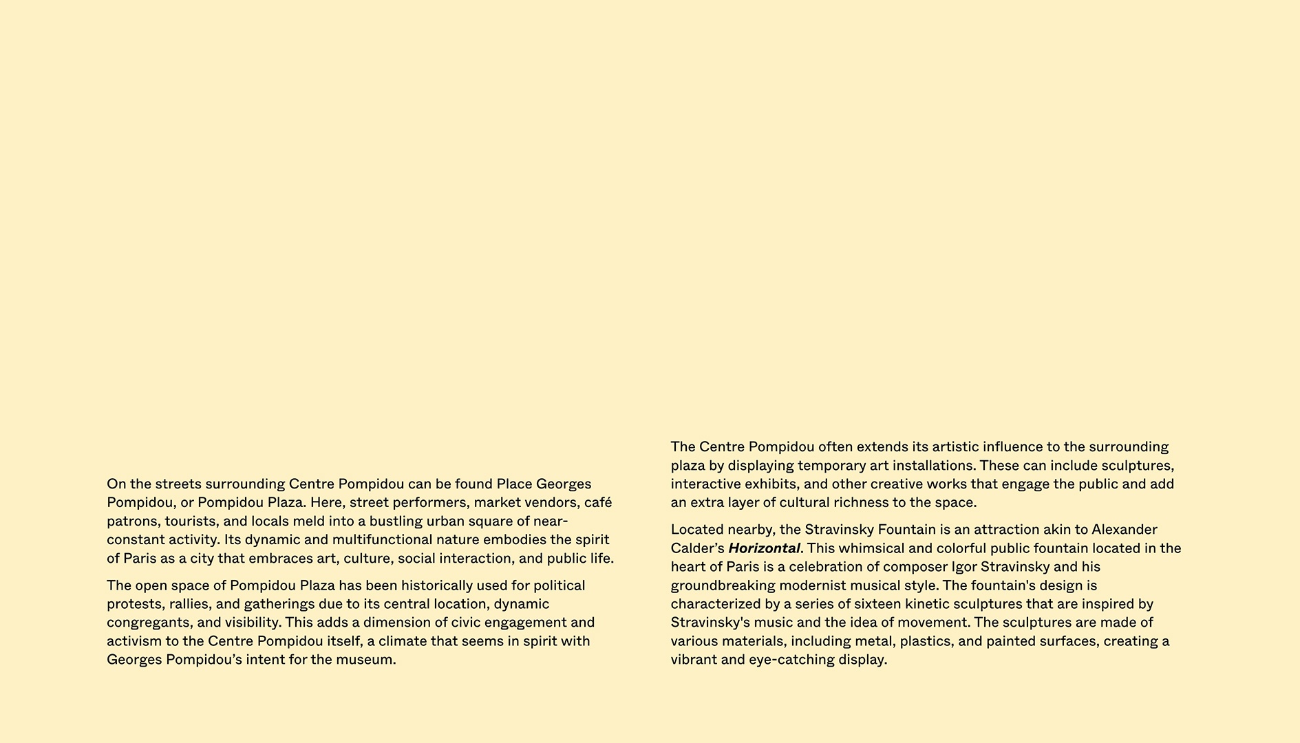 Modern Aesthetic Template - Body Text Only