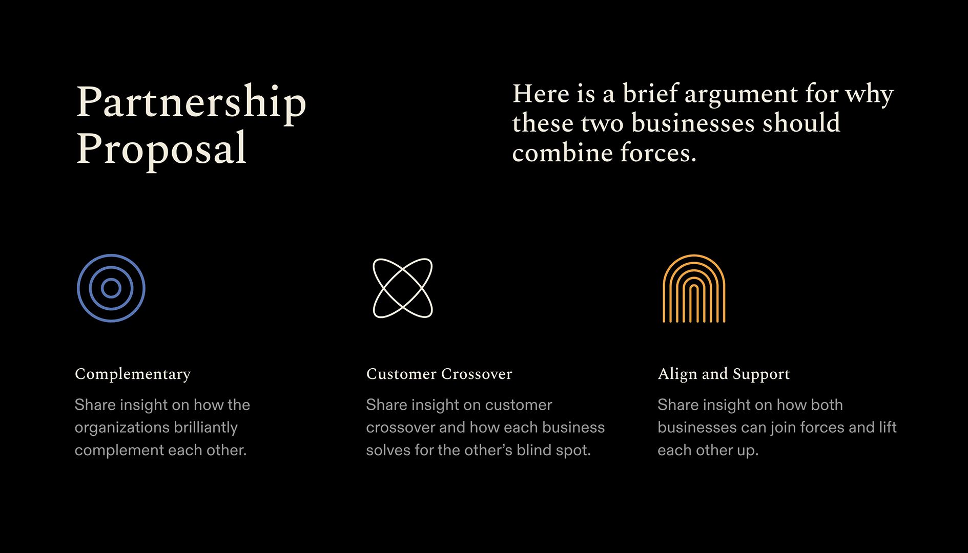 Partnership Proposal Deck - The Overview