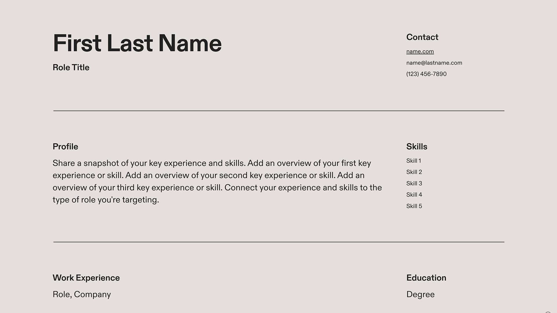 Top 10 Resume presentation templates