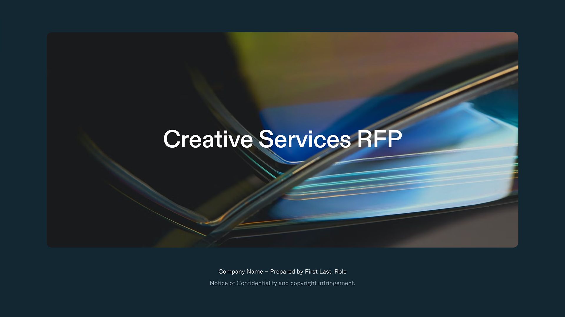 Top 10 Creative Services RFP presentation templates