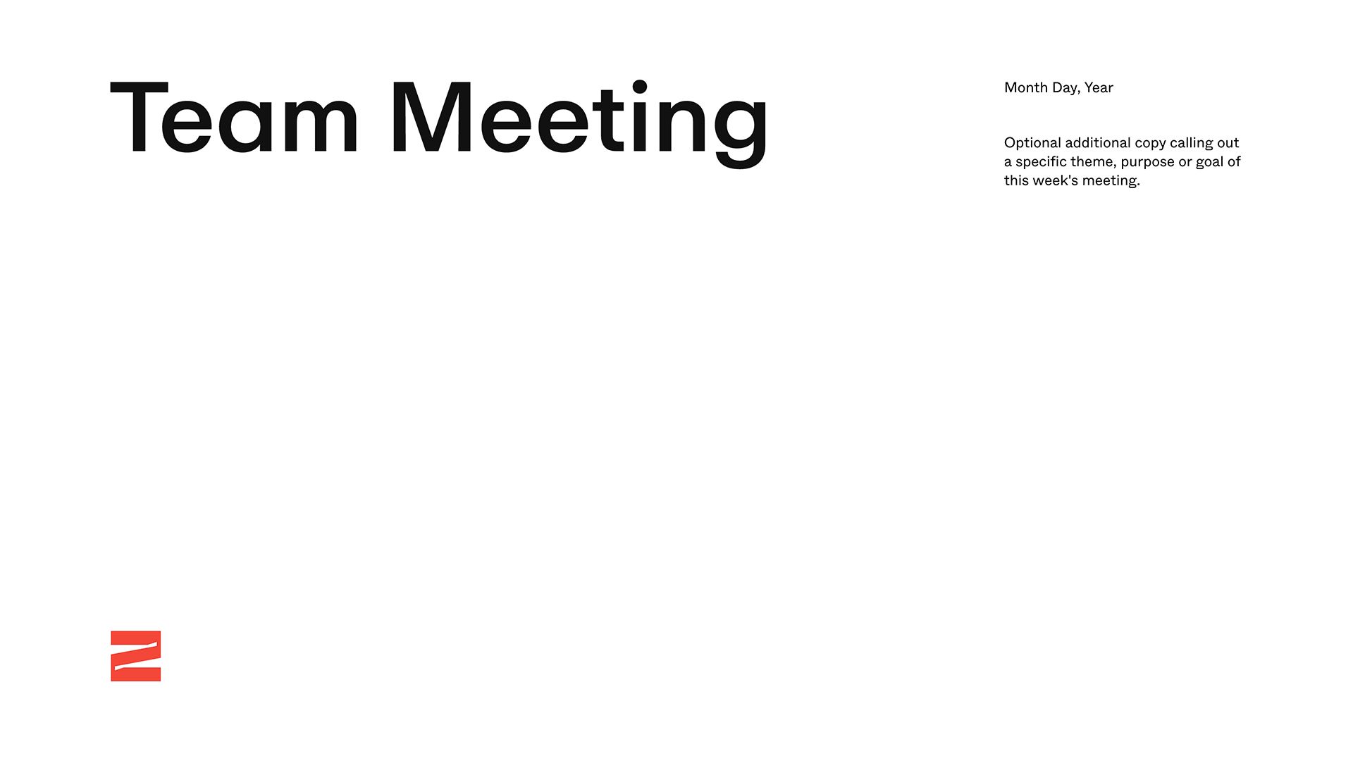 Top 10 Team Meeting presentation templates