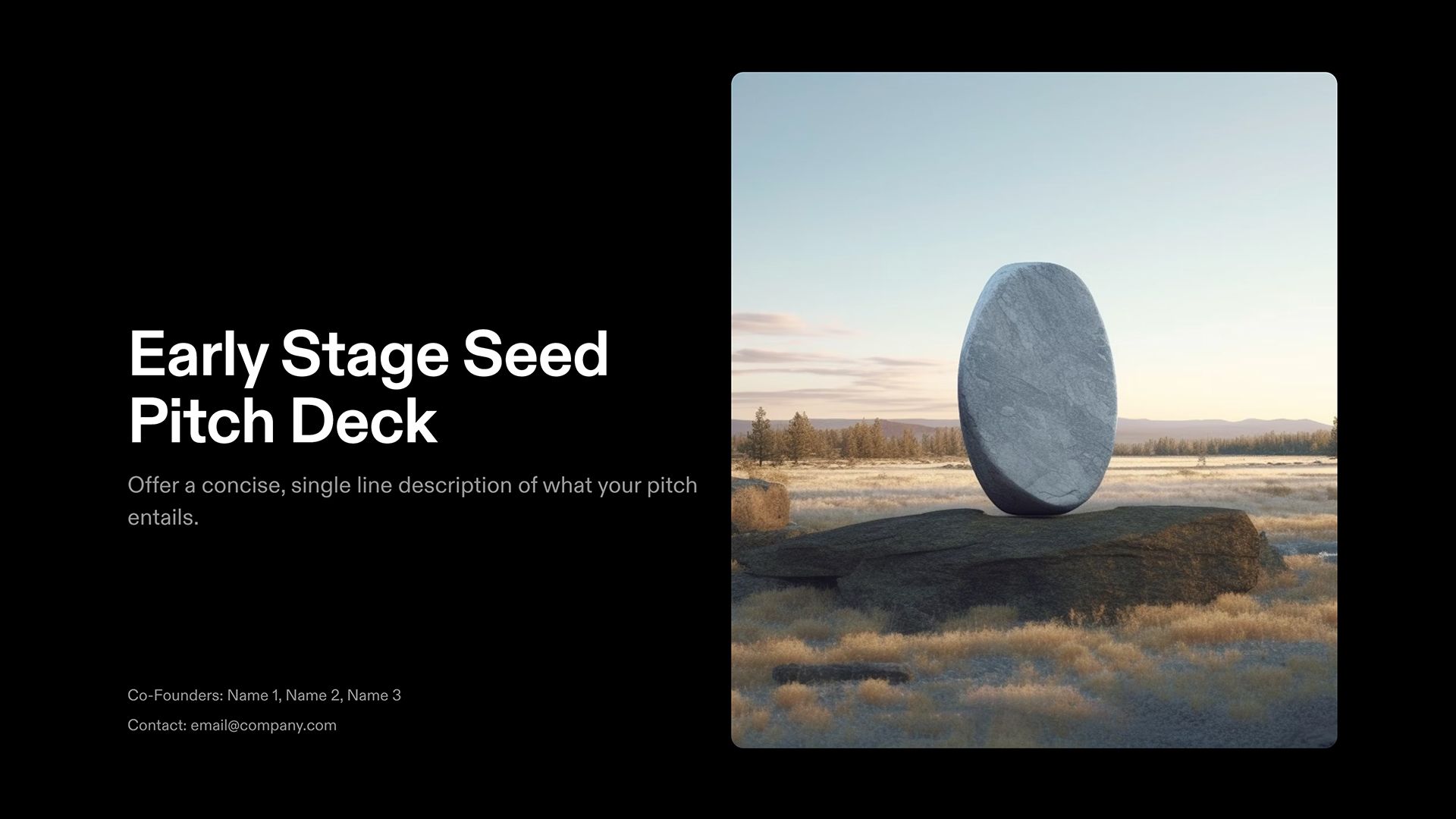 Top 10 Seed Round Pitch Deck presentation templates