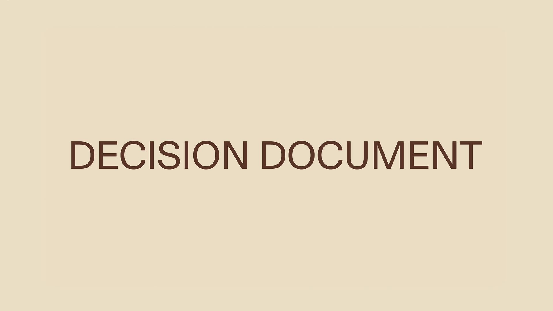 Top 10 Decision Document presentation templates