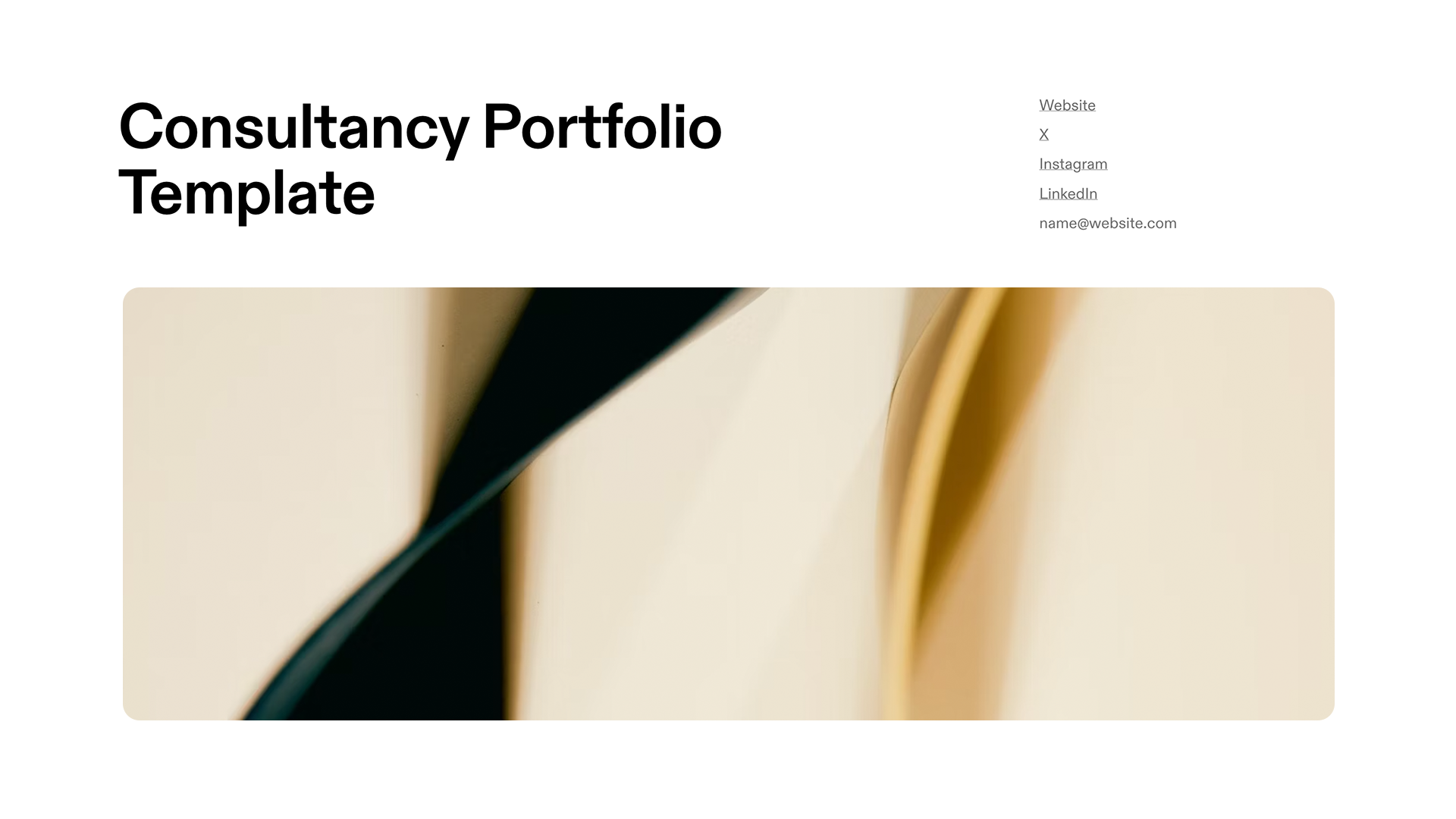 Top 10 Consultancy Portfolio presentation templates