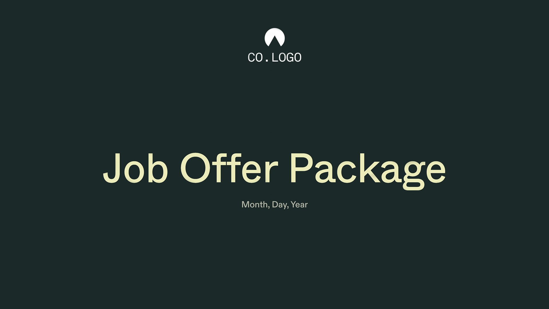 Top 10 Job Offer Package presentation templates