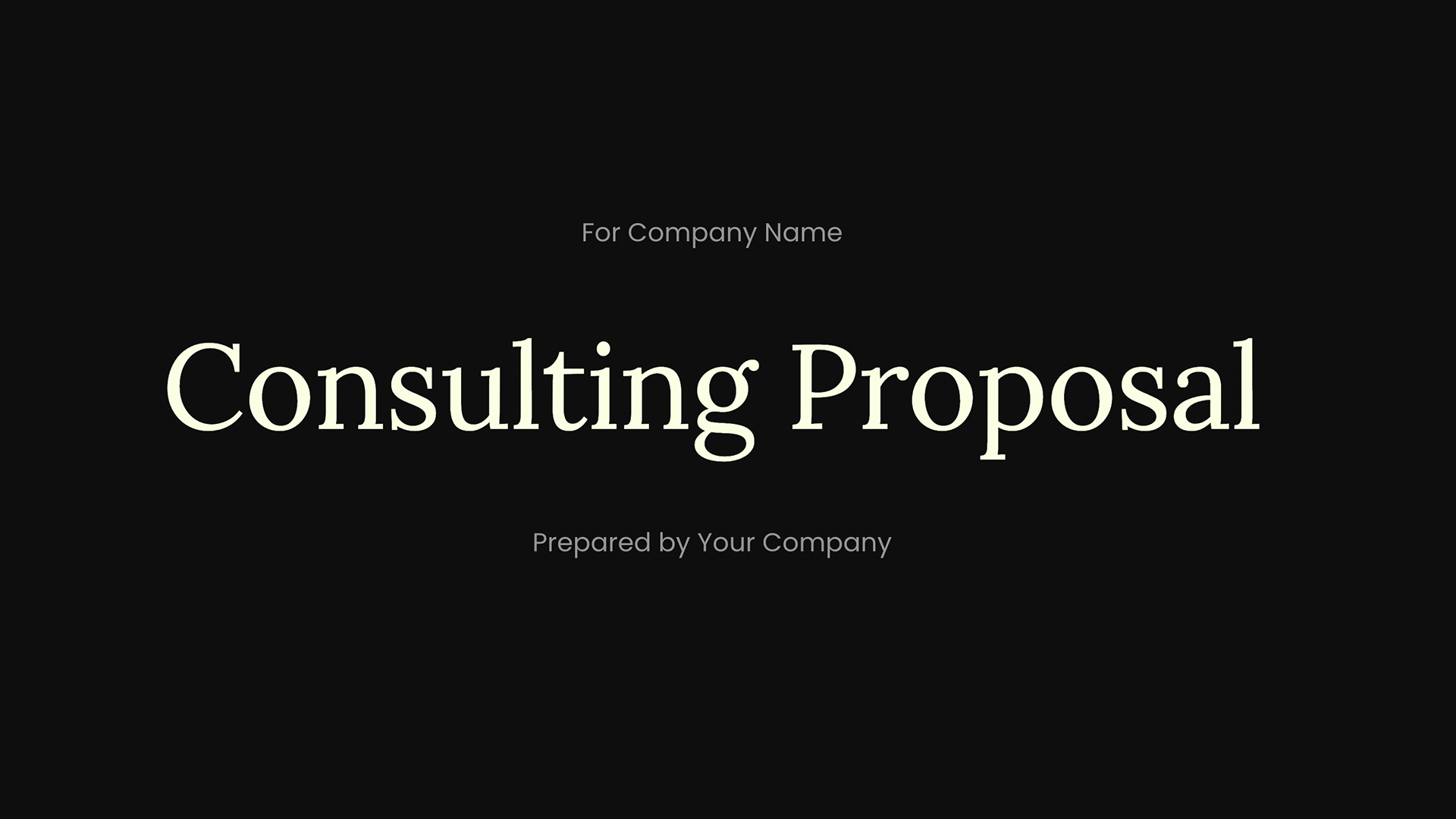 Top 10 Consulting Pitch Deck presentation templates