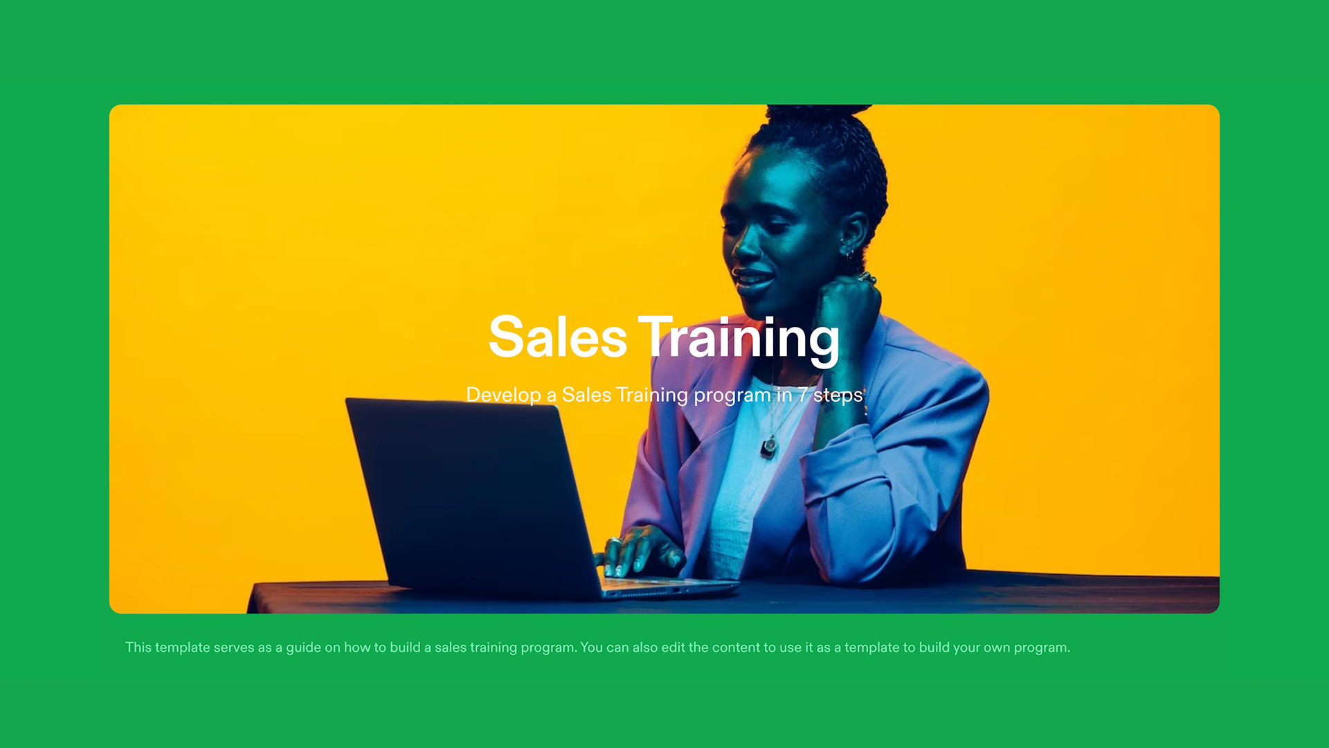 Top 10 Sales Training presentation templates