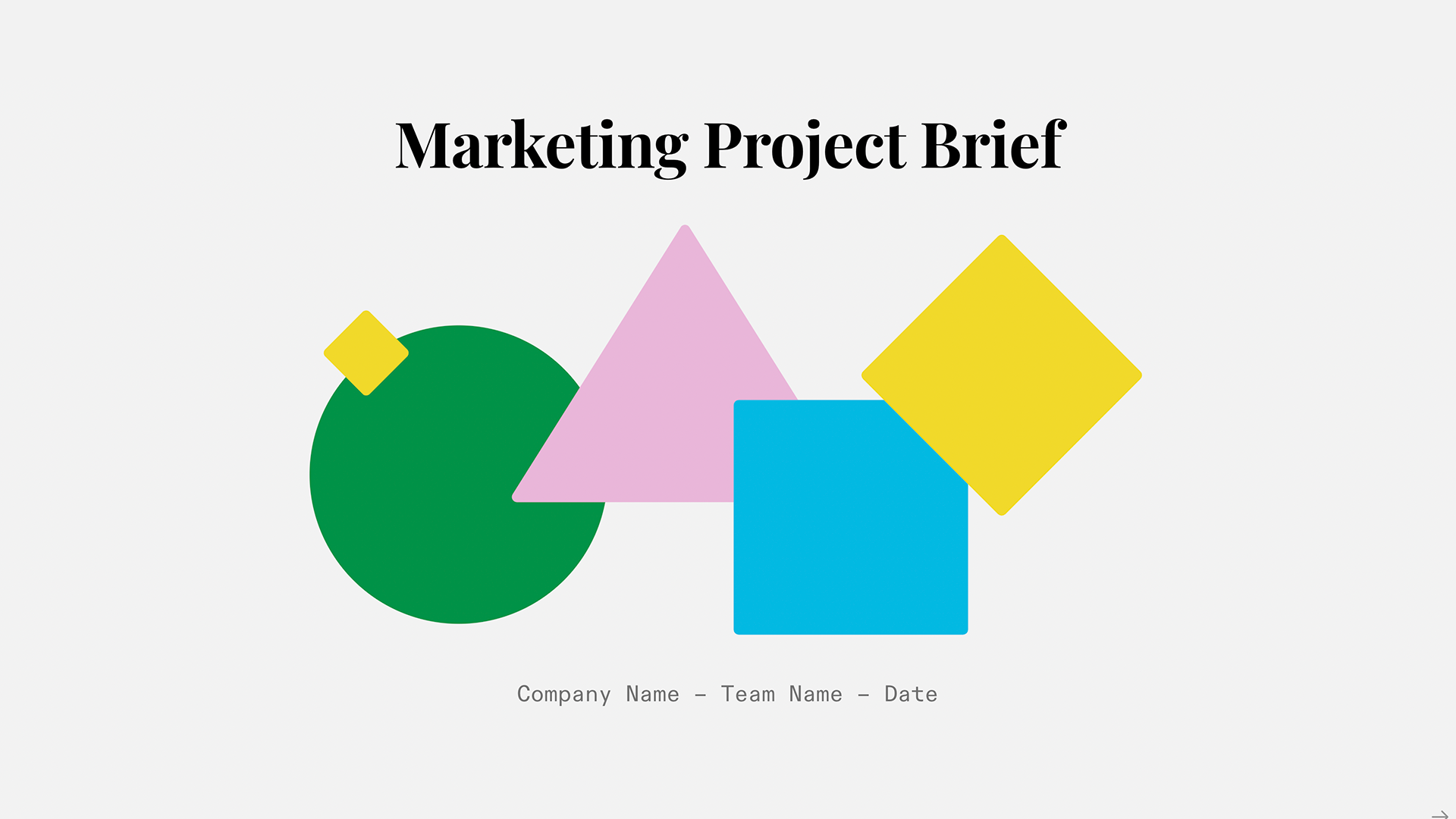 Top 10 Marketing Project Brief presentation templates